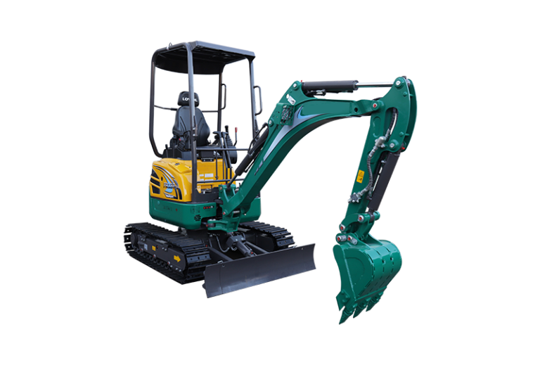 FR18F-u excavator white background